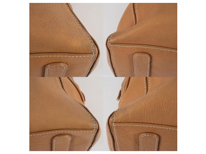 Céline Borsa a spalla in pelle beige Celine - vista 20