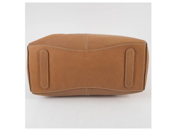 Céline Borsa a spalla in pelle beige Celine - vista 7