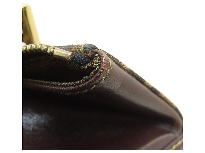 Fendi Mini Boston Handtasche mit Zucca-Muster Braun - Ansicht 10