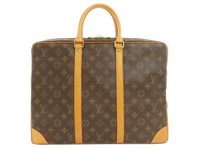 Borsa da viaggio business Louis Vuitton M53361 Marrone Monogramma - vista 2