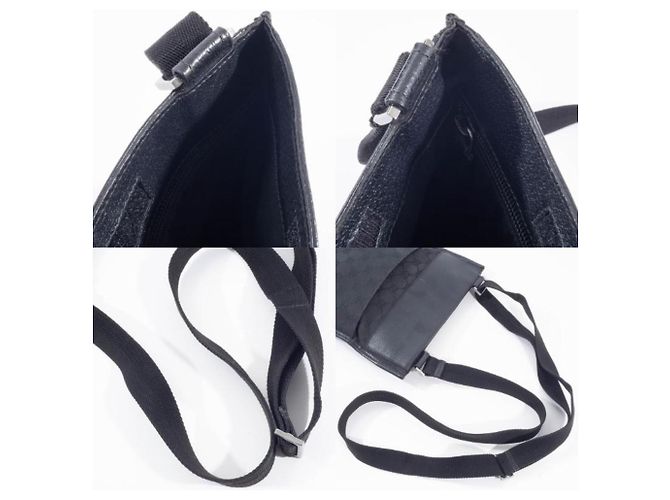 Borsa a Spalla Gucci GG Canvas Nero - vista 15
