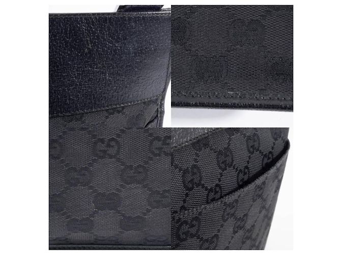 Borsa a Spalla Gucci GG Canvas Nero - vista 19