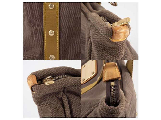 Borsa Tote Antigua Cabas GM di Louis Vuitton Marrone - vista 17