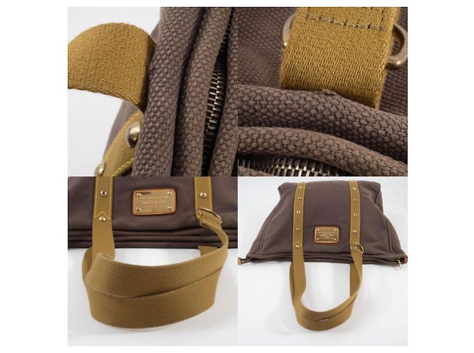 Borsa Tote Antigua Cabas GM di Louis Vuitton Marrone - vista 19