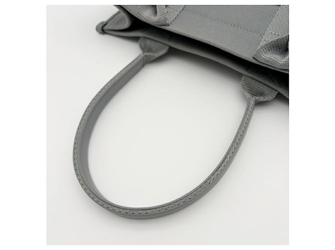 Graue Canvas- und Leder-Tote von Balenciaga Braun - Ansicht 11