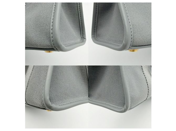 Graue Canvas- und Leder-Tote von Balenciaga Braun - Ansicht 13