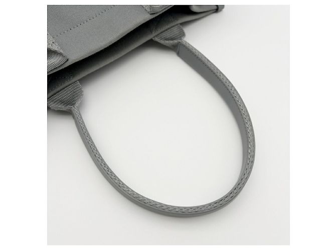 Graue Canvas- und Leder-Tote von Balenciaga Braun - Ansicht 8