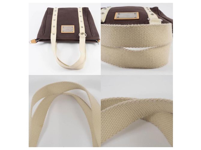 Borsa Tote Antigua Louis Vuitton Marrone - vista 16