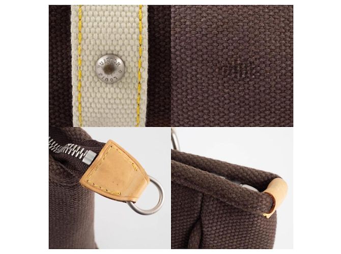 Borsa Tote Antigua Louis Vuitton Marrone - vista 18