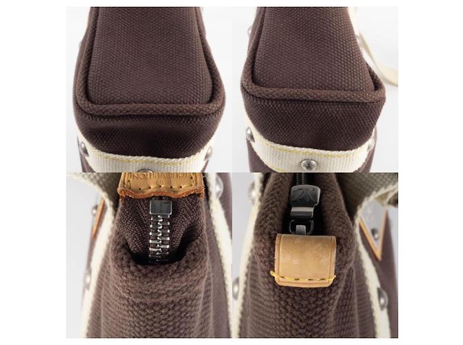 Borsa Tote Antigua Louis Vuitton Marrone - vista 19