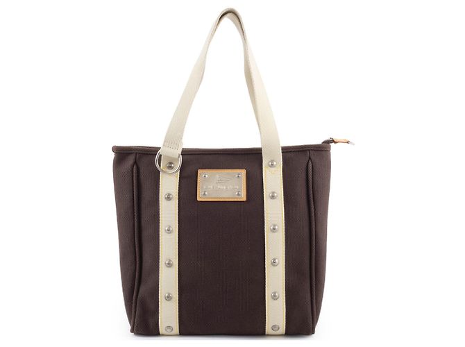 Borsa Tote Antigua Louis Vuitton Marrone - vista 2