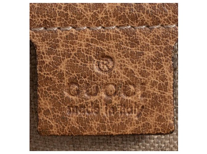 Bamboo Gucci Beiger Brauner GG Canvas Tote Bag - Ansicht 12