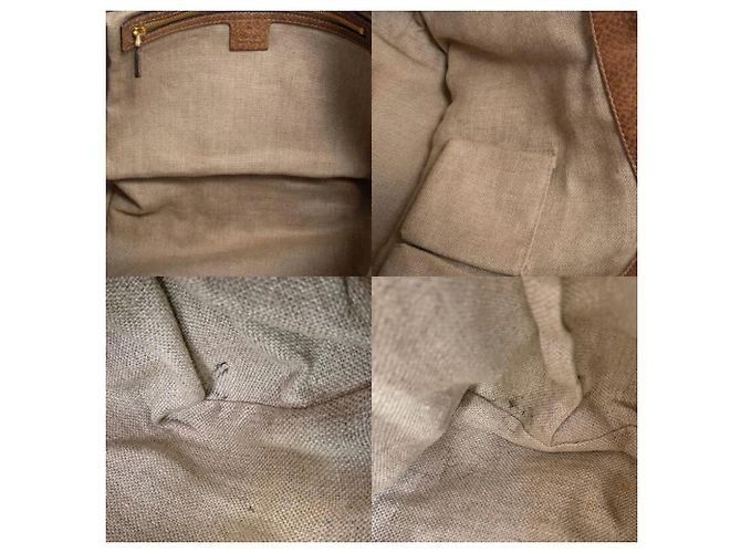 Bamboo Gucci Beiger Brauner GG Canvas Tote Bag - Ansicht 14
