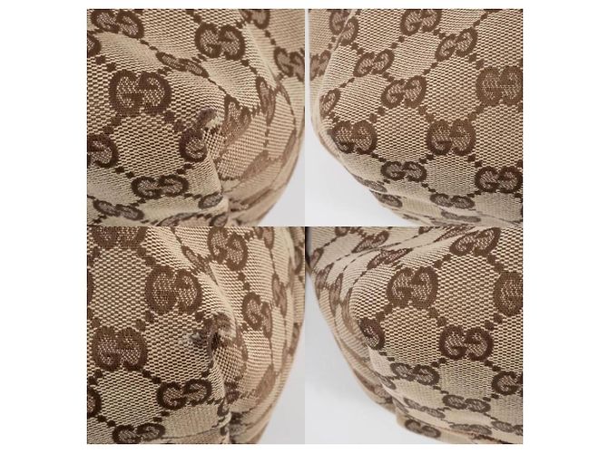 Bamboo Gucci Beiger Brauner GG Canvas Tote Bag - Ansicht 20