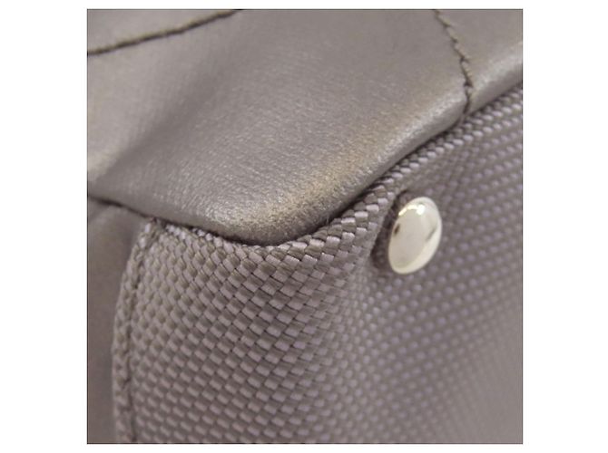 Borsa a mano Chanel Paris Biarritz PM Argento Bianco - vista 21