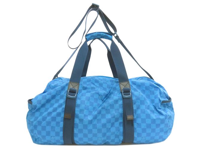 Borsa Boston Louis Vuitton Blu - vista 2