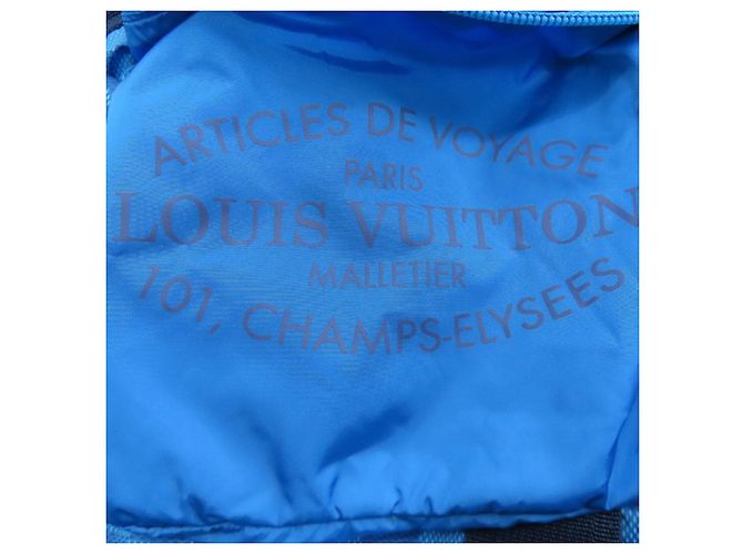 Borsa Boston Louis Vuitton Blu - vista 5