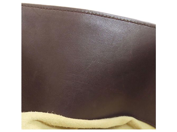 Borsa Intrecciato Bottega Veneta in pelle di vitello marrone - vista 12