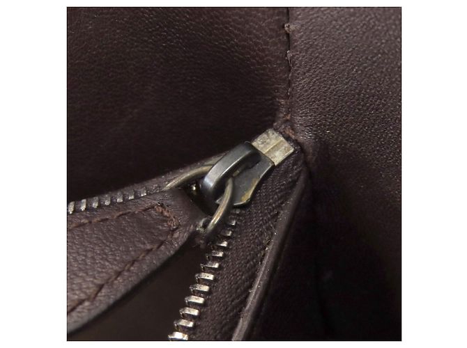 Borsa Intrecciato Bottega Veneta in pelle di vitello marrone - vista 16
