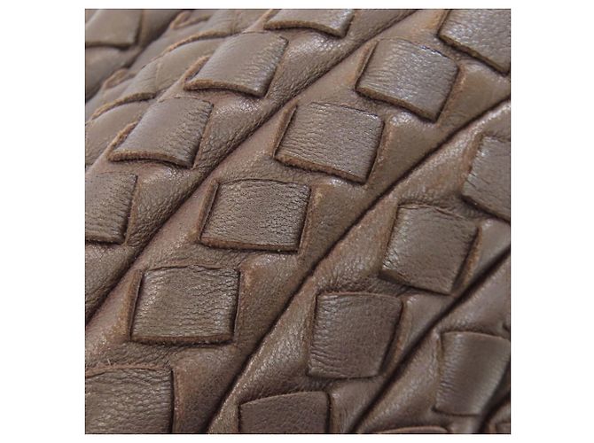 Borsa Intrecciato Bottega Veneta in pelle di vitello marrone - vista 18
