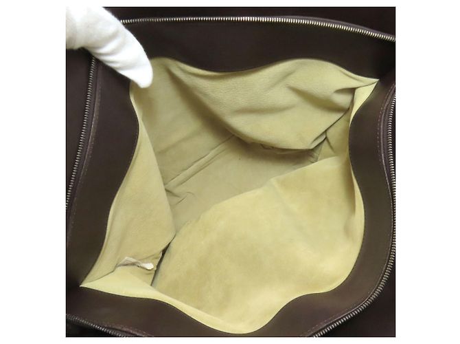 Borsa Intrecciato Bottega Veneta in pelle di vitello marrone - vista 6