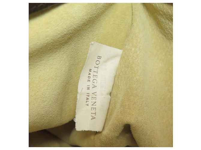 Borsa Intrecciato Bottega Veneta in pelle di vitello marrone - vista 9