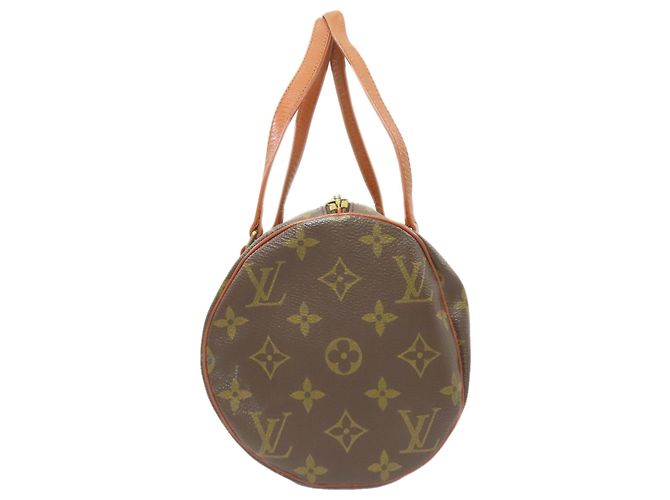 Borsa Louis Vuitton M51365 Papillon 30 Marrone Monogramma - vista 3
