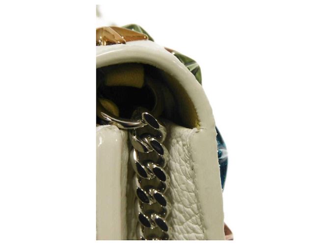 Borsa a tracolla Palace Chain di Jimmy Choo Bianco Crudo - vista 18