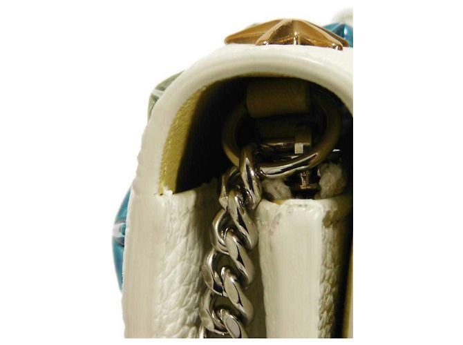 Borsa a tracolla Palace Chain di Jimmy Choo Bianco Crudo - vista 19