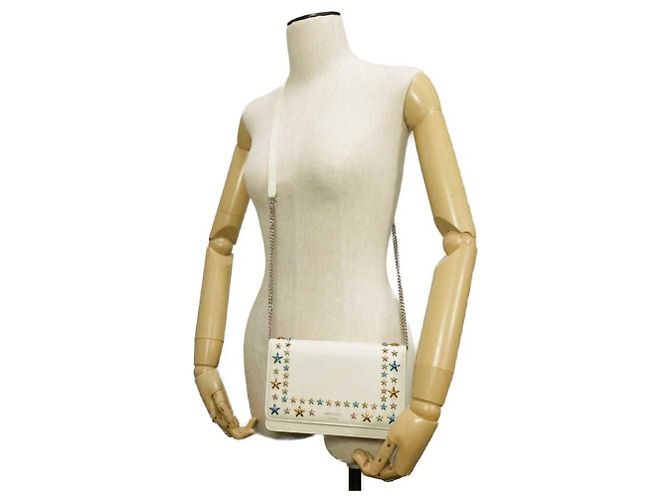 Borsa a tracolla Palace Chain di Jimmy Choo Bianco Crudo - vista 2