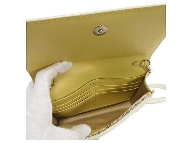 Borsa a tracolla Palace Chain di Jimmy Choo Bianco Crudo - vista 5