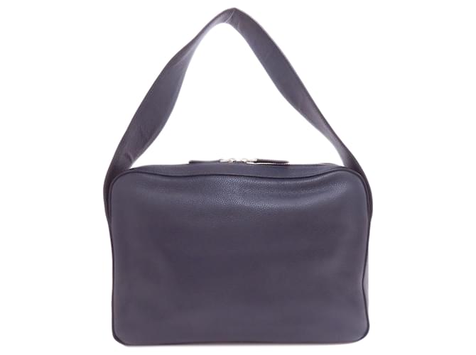 Prada Triangle Schultertasche Marineblau - Ansicht 2