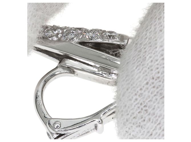 Bulgari Orecchini a clip in diamante in oro bianco 18K Bvlgari - vista 8