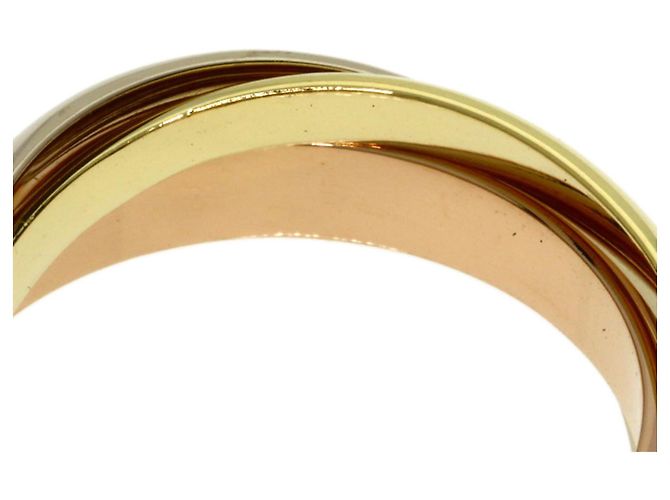 Anello Cartier Trinity in oro rosa bianco e giallo 18K - vista 5