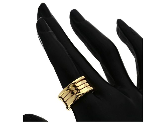 Bulgari Anello Bvlgari B-zero1 4-Band in oro giallo 18K - vista 5