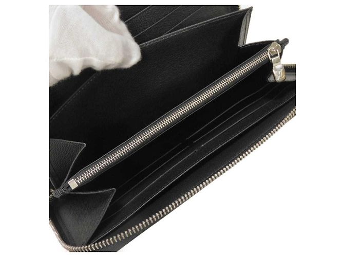 Zippy Louis Vuitton Taiga Noir Long Wallet Black - view 13