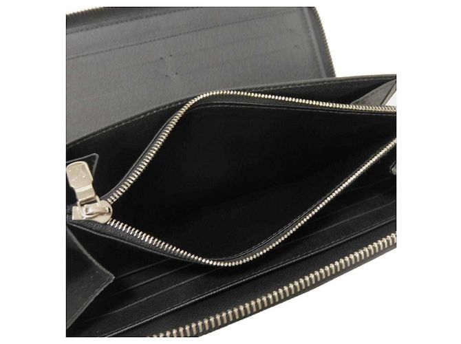 Zippy Louis Vuitton Taiga Noir Long Wallet Black - view 16