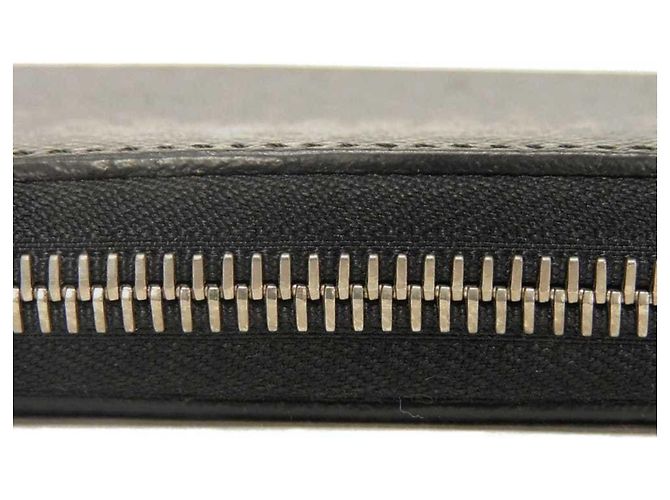 Zippy Louis Vuitton Taiga Noir Long Wallet Black - view 18