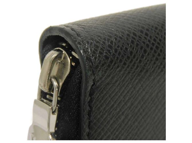 Zippy Louis Vuitton Taiga Noir Long Wallet Black - view 21