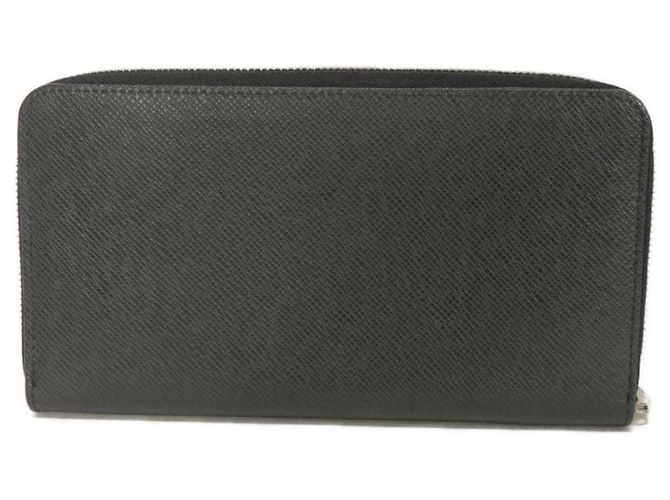 Zippy Louis Vuitton Taiga Noir Long Wallet Black - view 3