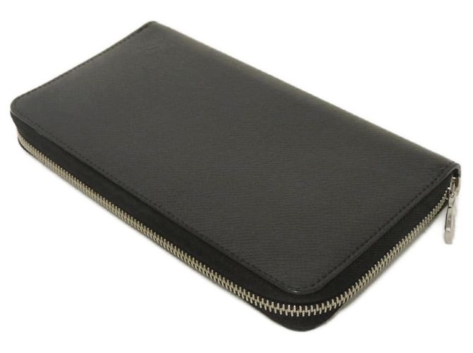 Zippy Louis Vuitton Taiga Noir Long Wallet Black - view 4