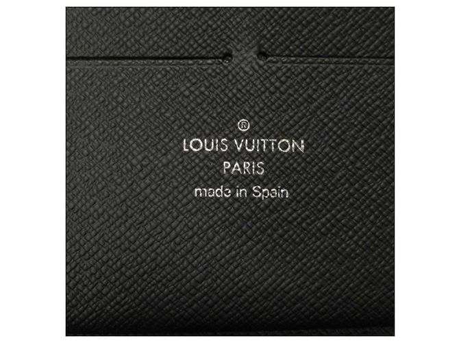 Zippy Louis Vuitton Taiga Noir Long Wallet Black - view 7