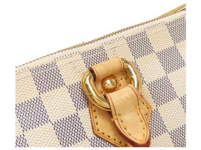 Borsa Tote Saleya PM N51186 di Louis Vuitton Bianco Blu - vista 14