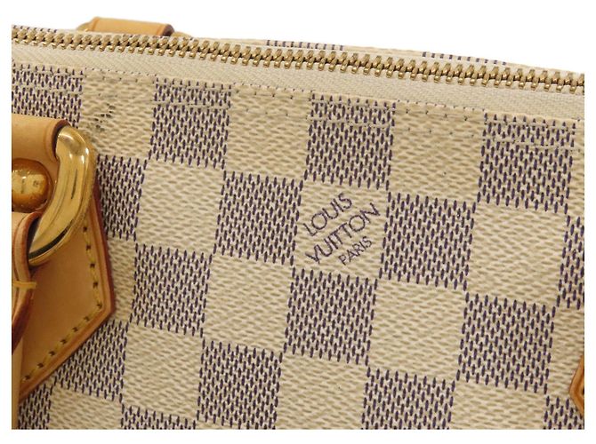 Borsa Tote Saleya PM N51186 di Louis Vuitton Bianco Blu - vista 15