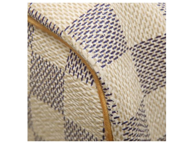 Borsa Tote Saleya PM N51186 di Louis Vuitton Bianco Blu - vista 25