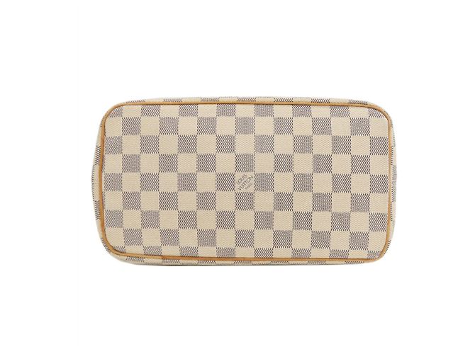 Borsa Tote Saleya PM N51186 di Louis Vuitton Bianco Blu - vista 4