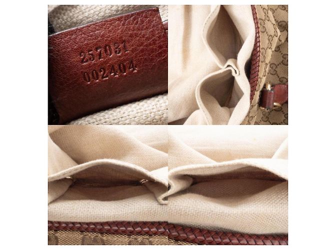 Gucci GG Canvas Tote Bag Braun - Ansicht 16