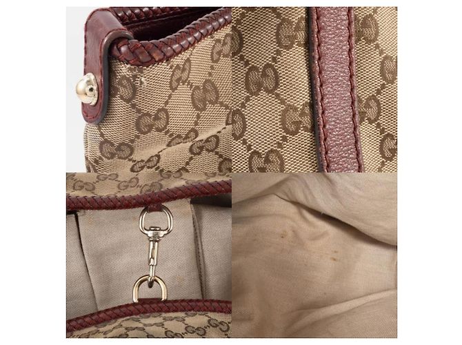 Gucci GG Canvas Tote Bag Braun - Ansicht 19