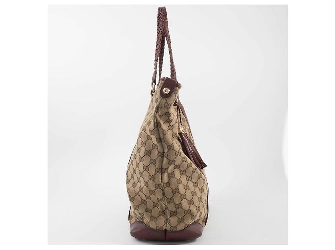 Gucci GG Canvas Tote Bag Braun - Ansicht 4