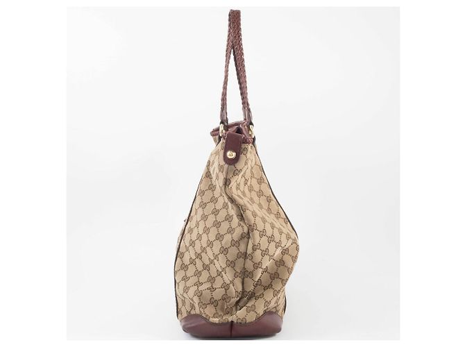 Gucci GG Canvas Tote Bag Braun - Ansicht 5